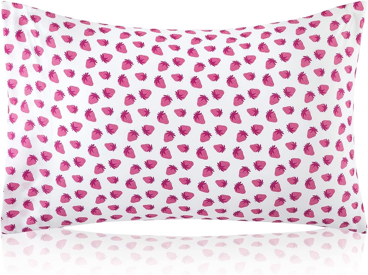 Vonty Kids Twin XL Sheet Set Strawberry Pattern