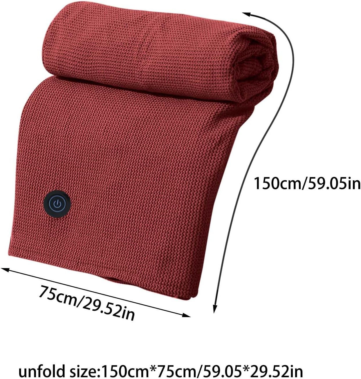 CENGNIAN Heated Shawl Wrap 3 Heat Levels USB Powered Machine Washable