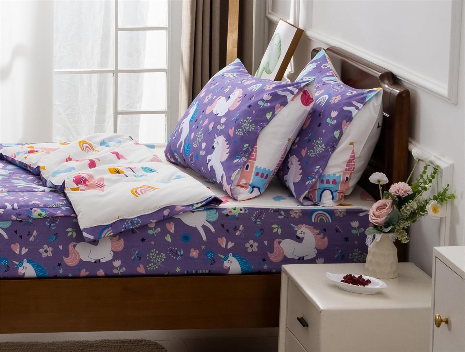 Meeting Story 3pc Twin Kids Comforter Set with Zipper