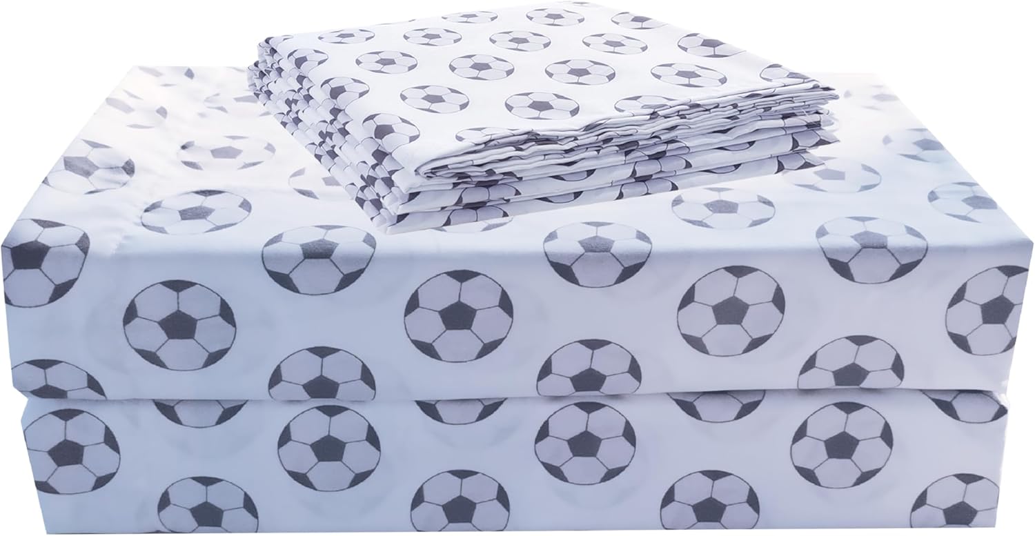 Chezmoi Collection Sports Sheet Set Twin XL