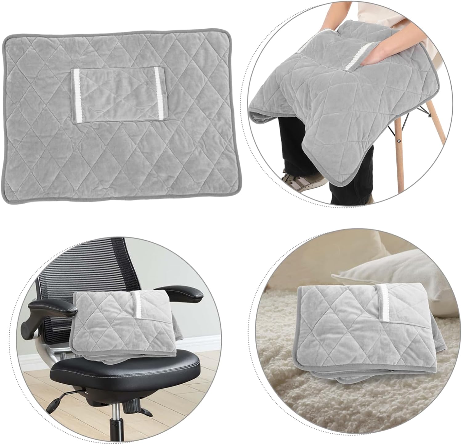 PRETYZOOM Soft Velvet Electric Blanket USB Powered