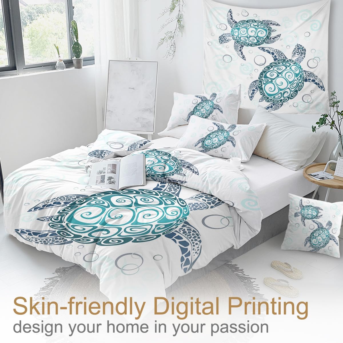 Sleepwish Turtle Bedding Full Set 3 Piece