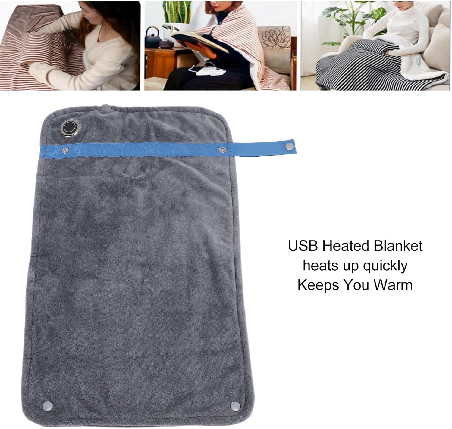 Aoutecen USB Heated Blanket with Temperature Control