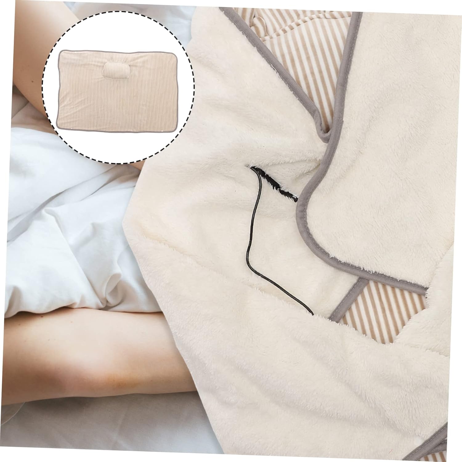 ULDIGI Electric Heated Blanket USB Warming Pad for Home and Office Use