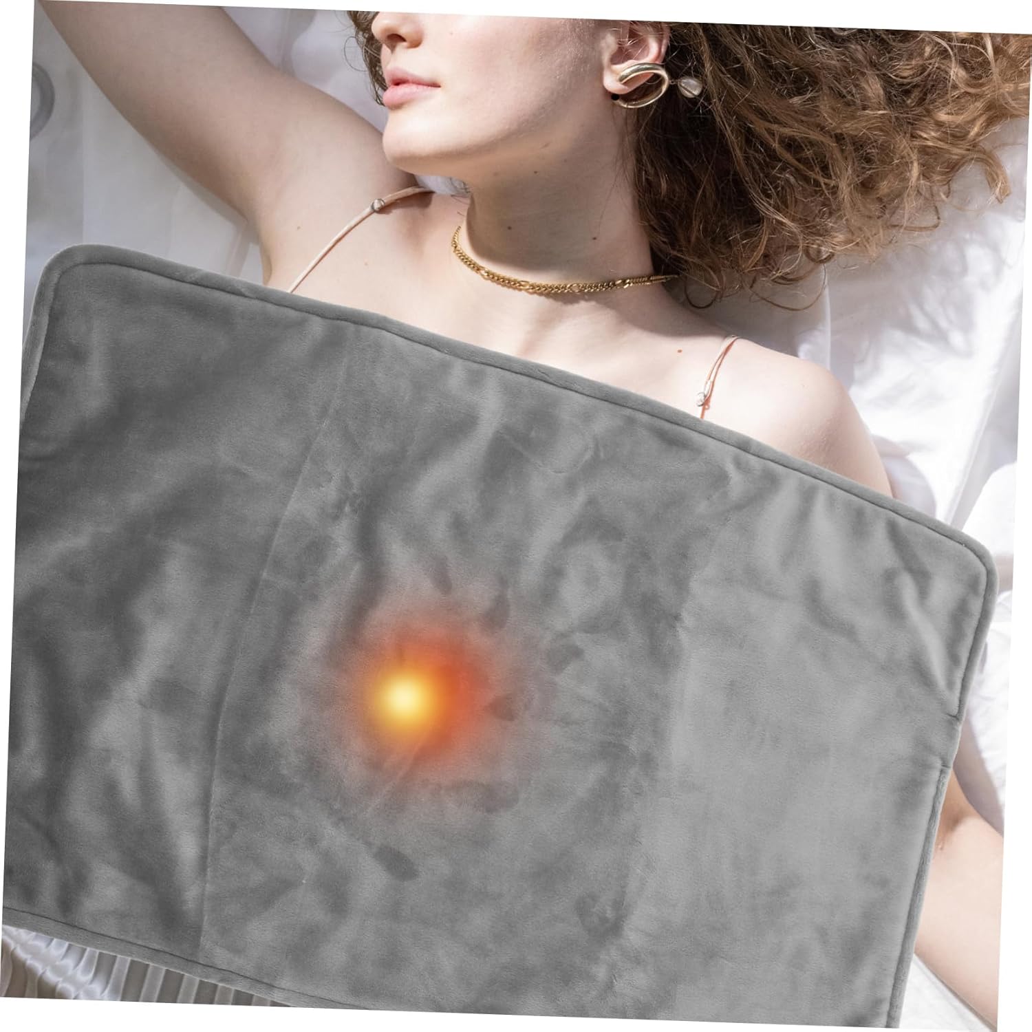 VILLFUL Reusable Electric Heating Blanket with Graphene USB Fast Warm Comfort
