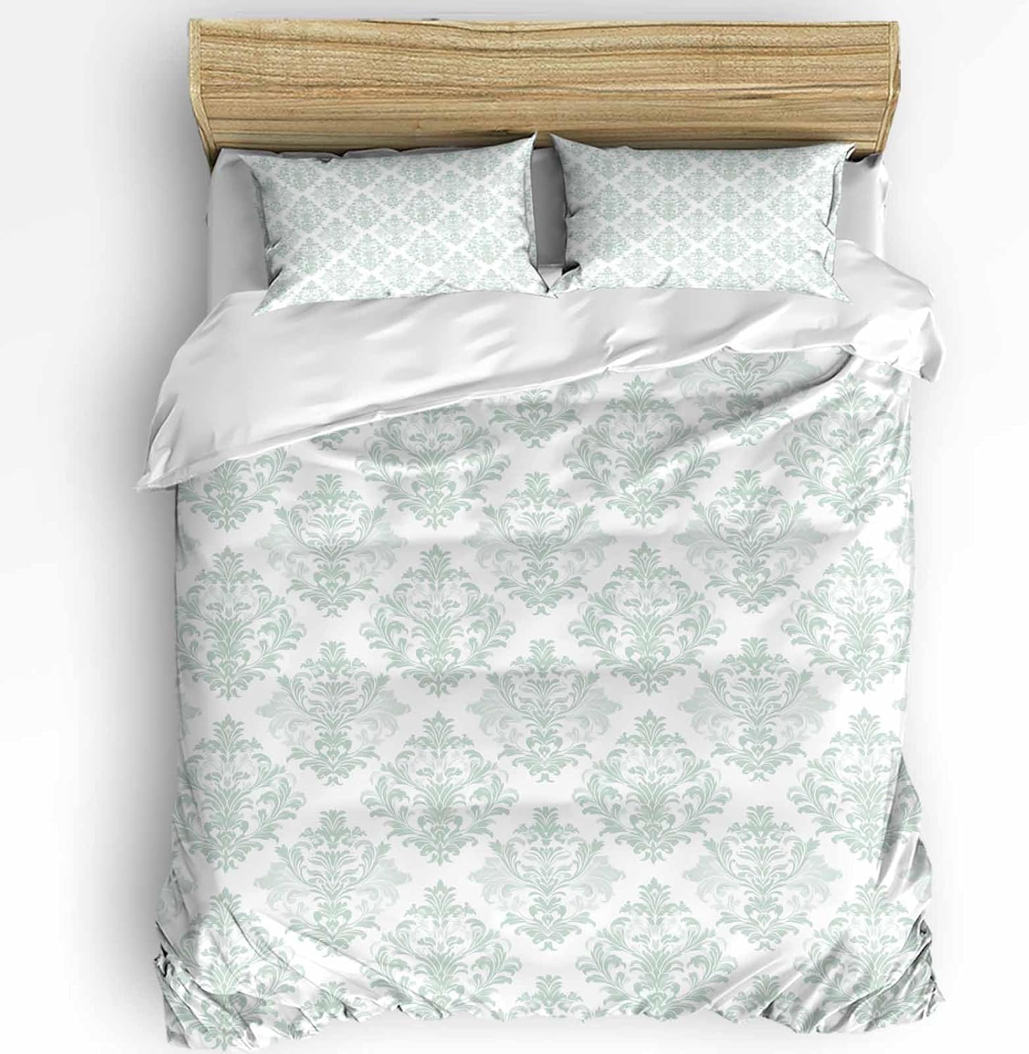 Boanket 3-Piece Queen Duvet Cover Set with Zipper and Pillowcases