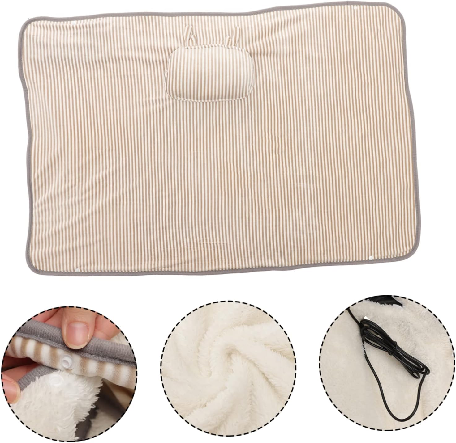 USB Heated Blanket - Portable Reusable for Home Office Comfort
