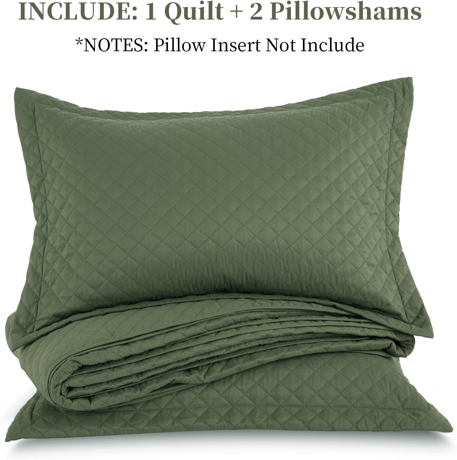 HOMBYS 3 Piece King Quilt Set Bedspread