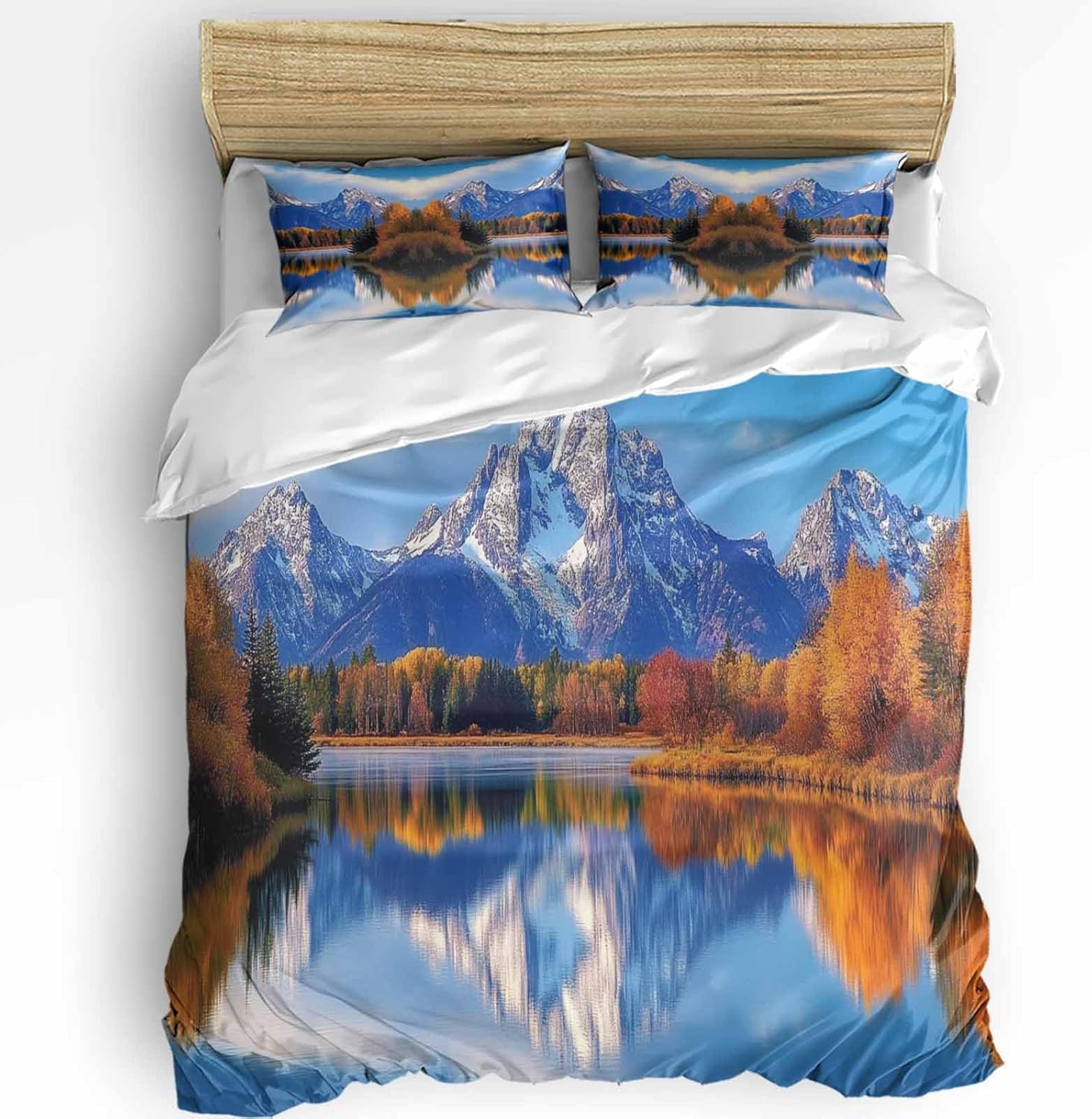Boanket 3-Piece Duvet Cover Set with Zipper Full Size