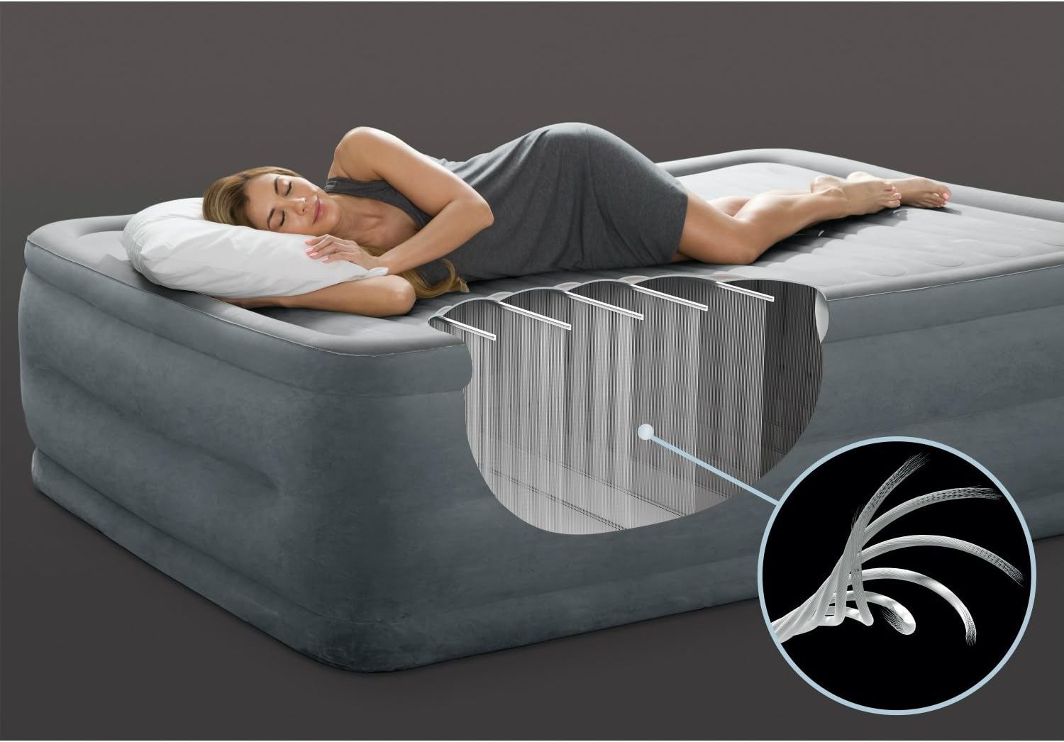 Intex Comfort Plush Elevated Airbed with Electric Pump