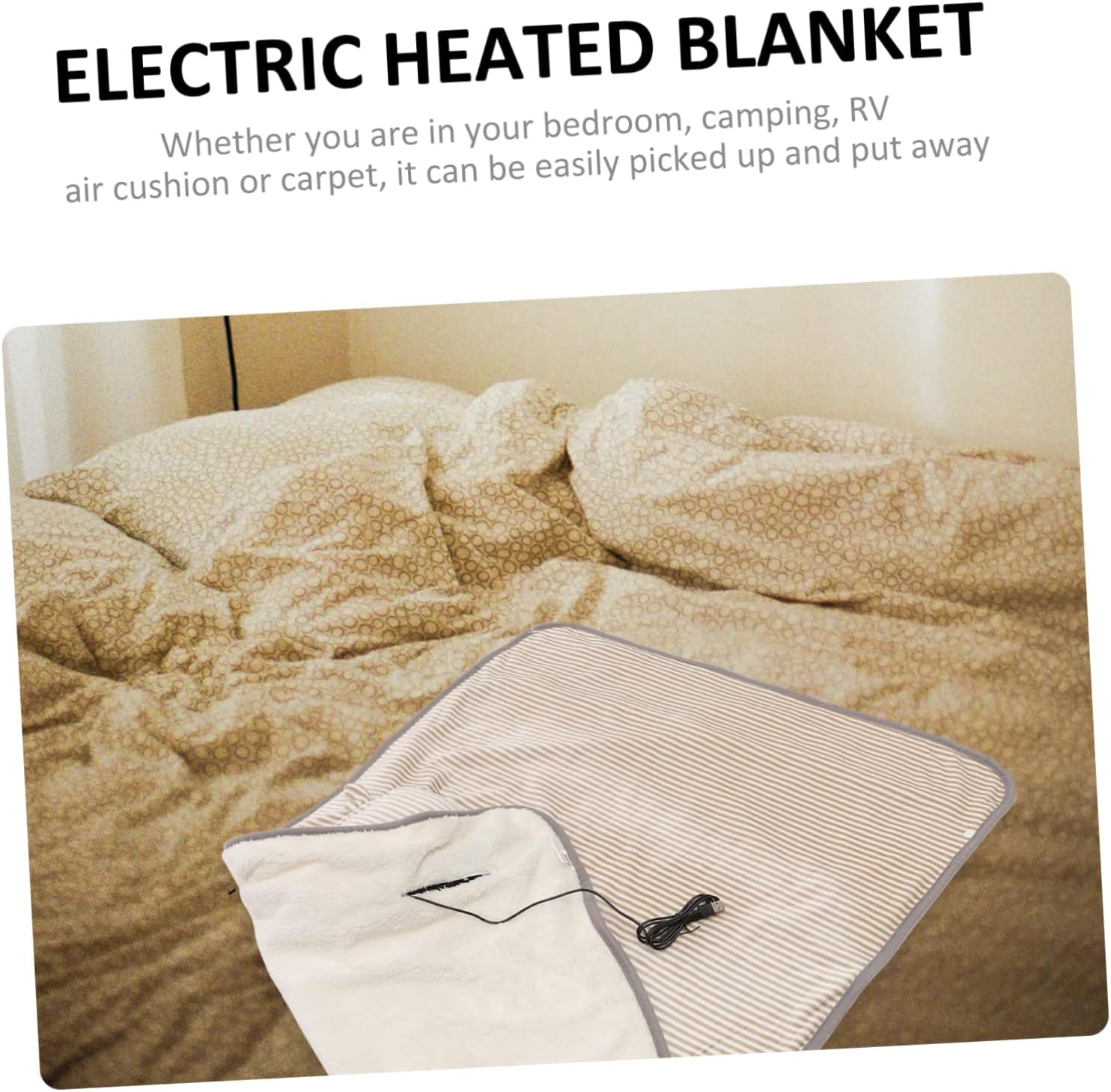 DECHOUS Portable USB Electric Heating Blanket for Office and Home Use