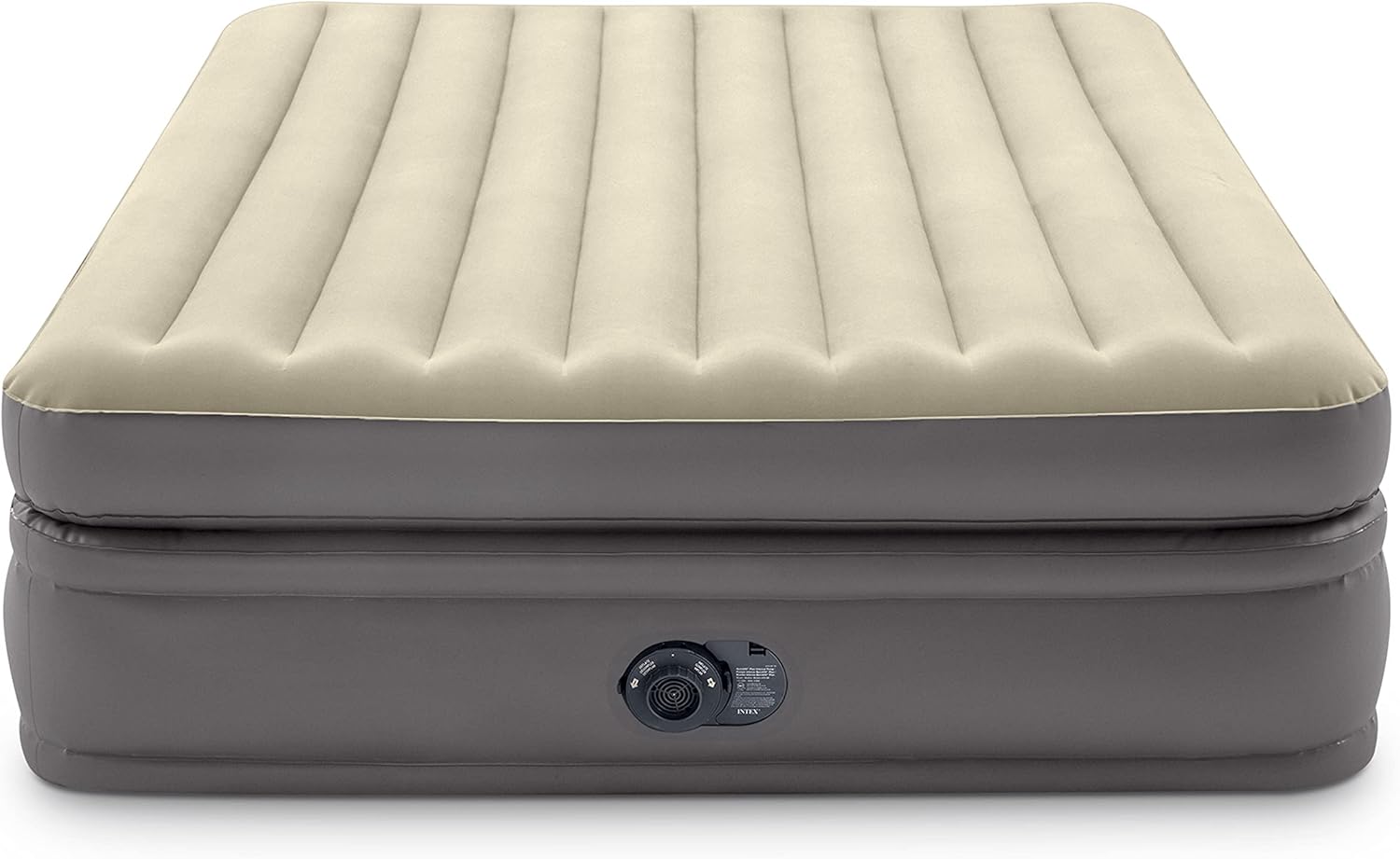 Intex Queen Prime Comfort Elevated Air Mattress with Electric Pump