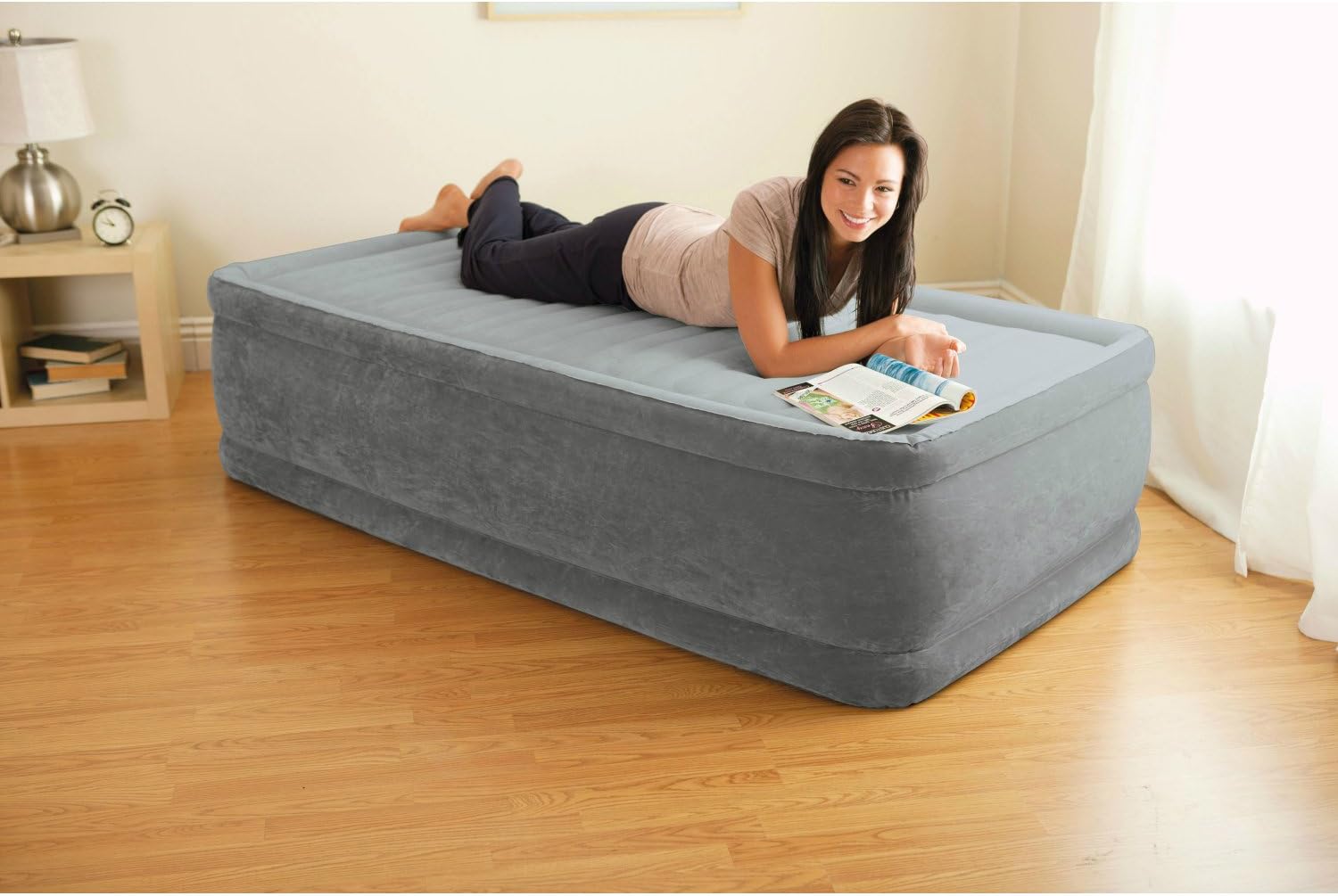 Intex Comfort Plush Elevated Airbed with Electric Pump