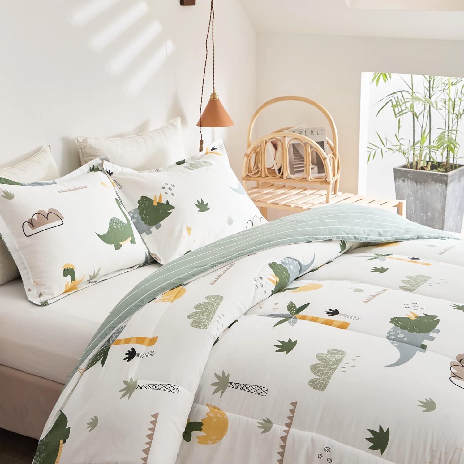 Joyreap Dinosaur Comforter Set Twin 3pcs