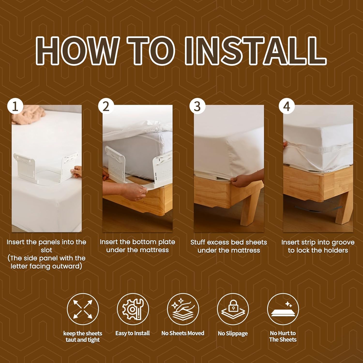 AIPUDE Heavy Duty Sheet Holder 4pcs