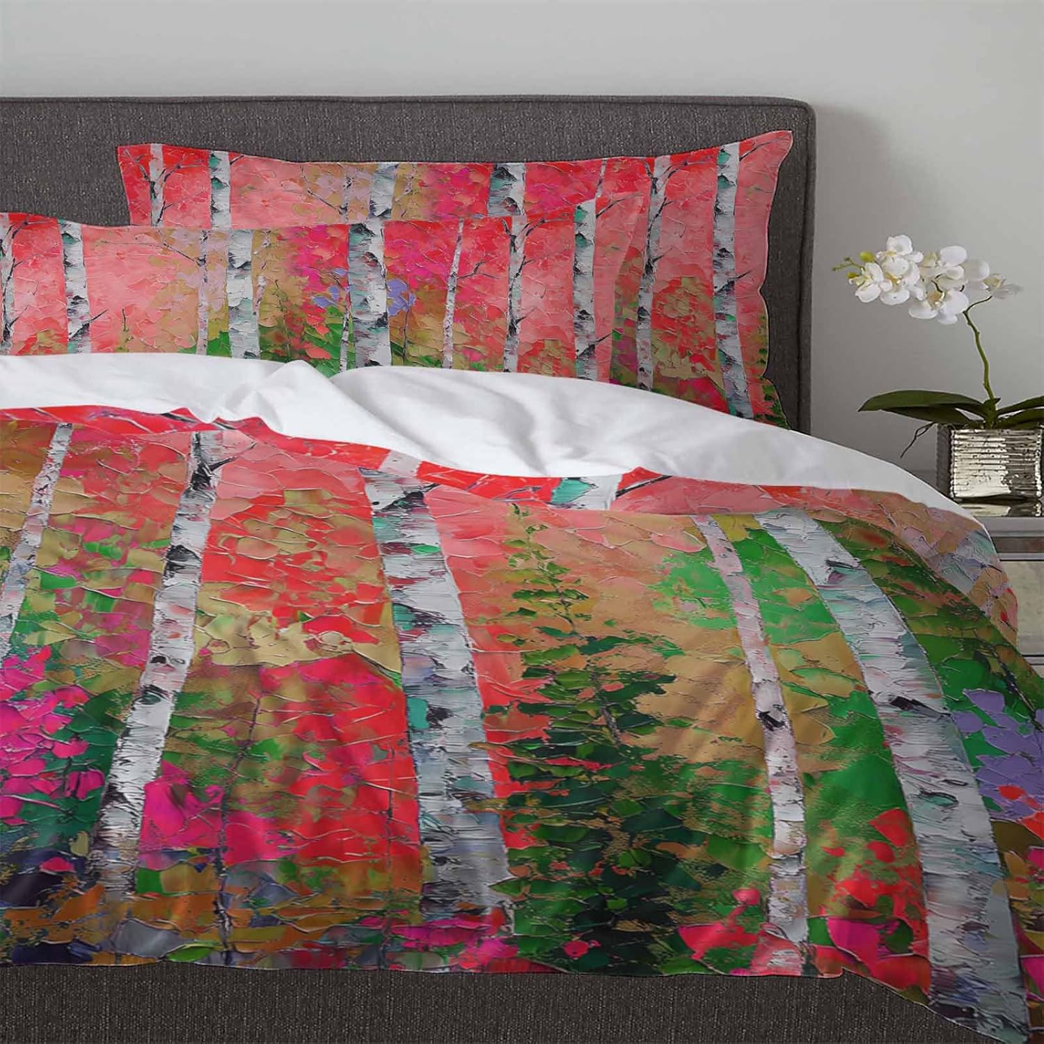 Boanket 3-Piece Queen Bedding Set with Zipper and Tie-In Pillowcases