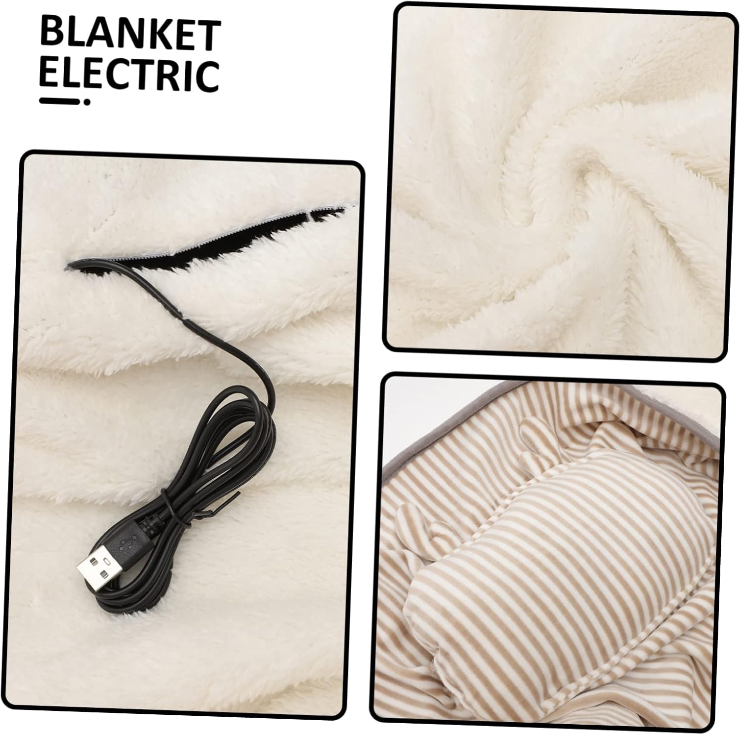 Amosfun USB Portable Electric Heated Blanket