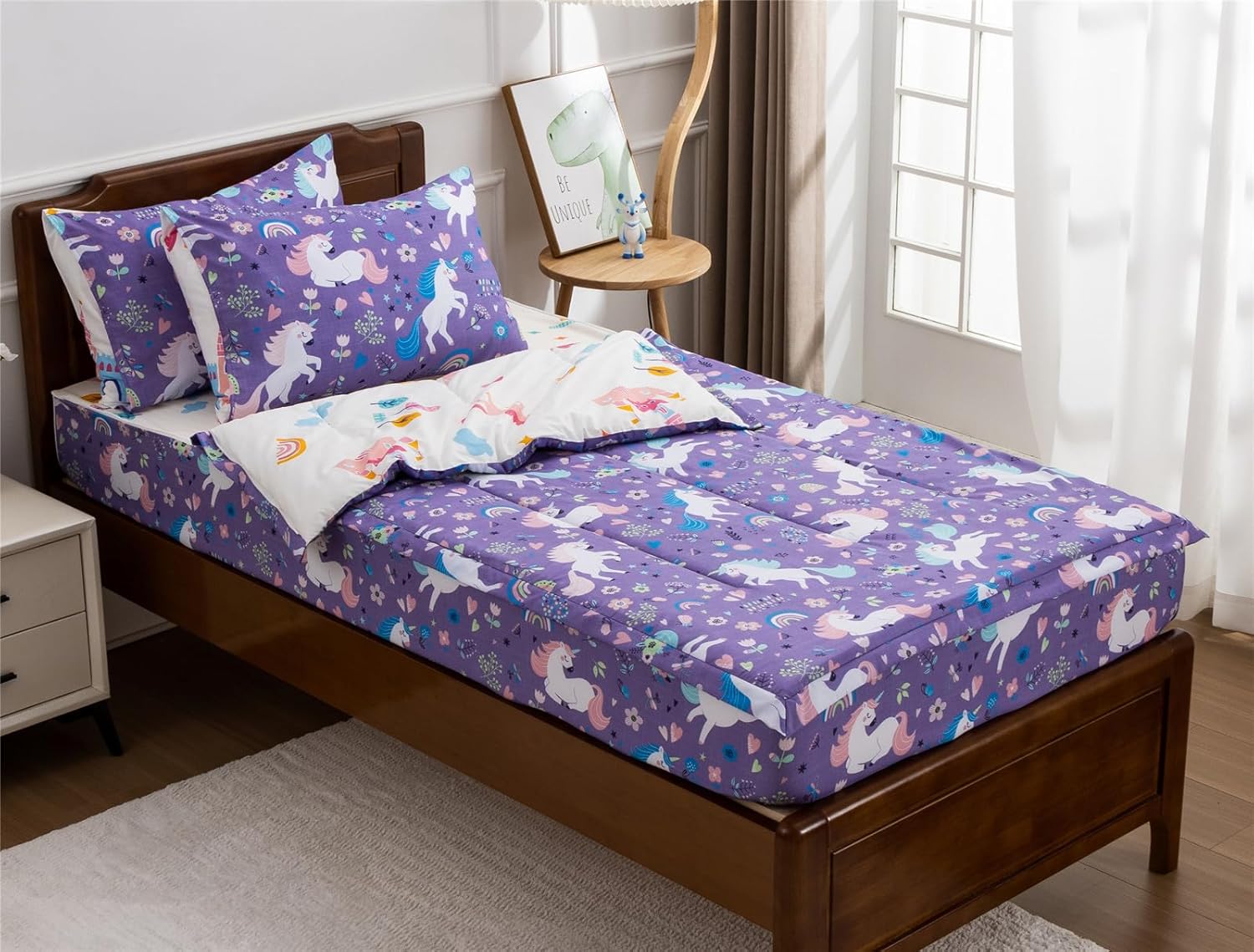 Meeting Story 3pc Twin Kids Comforter Set with Zipper