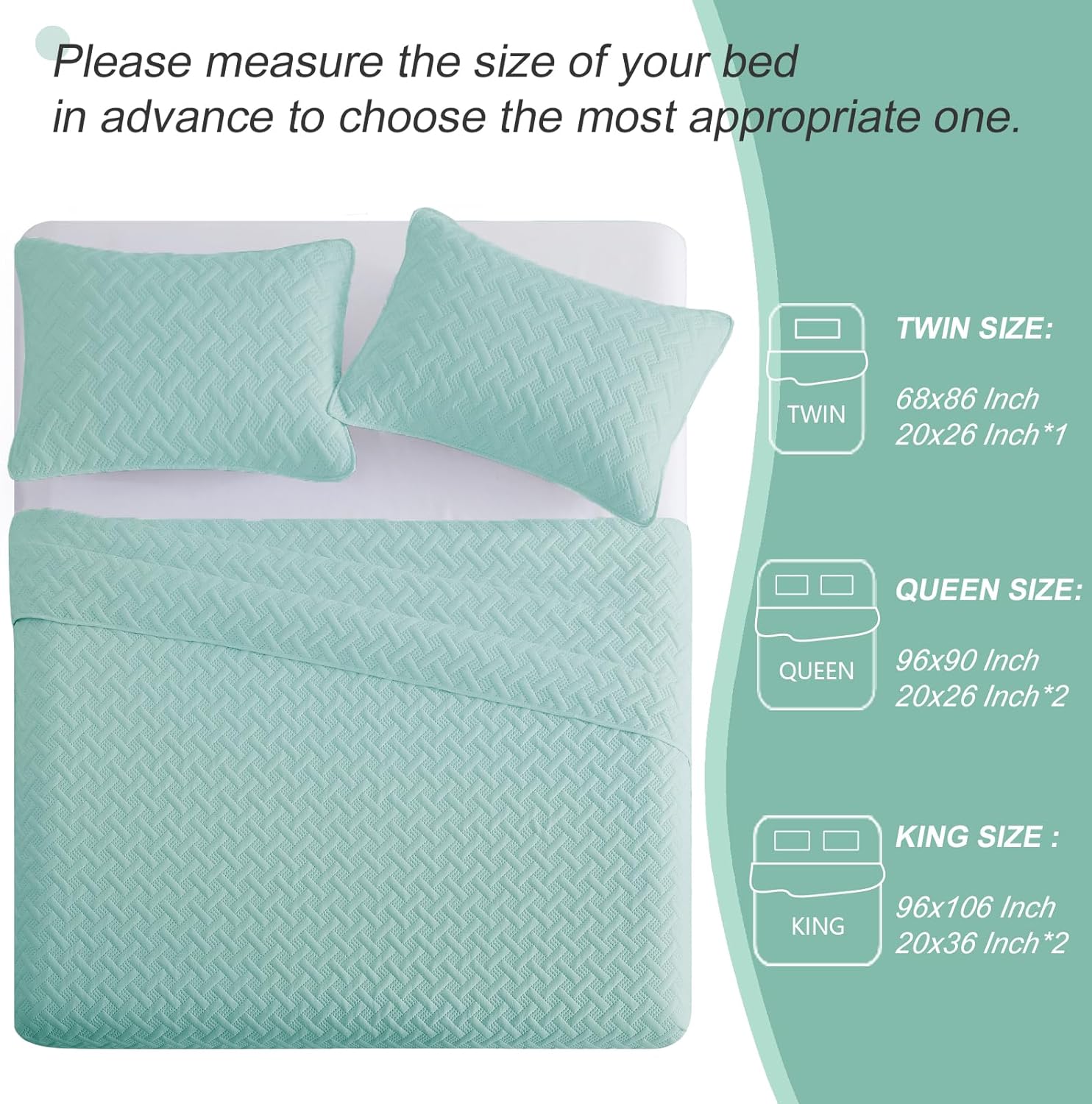 Exclusivo Mezcla Soft Quilt Set Queen Size 3 Pieces