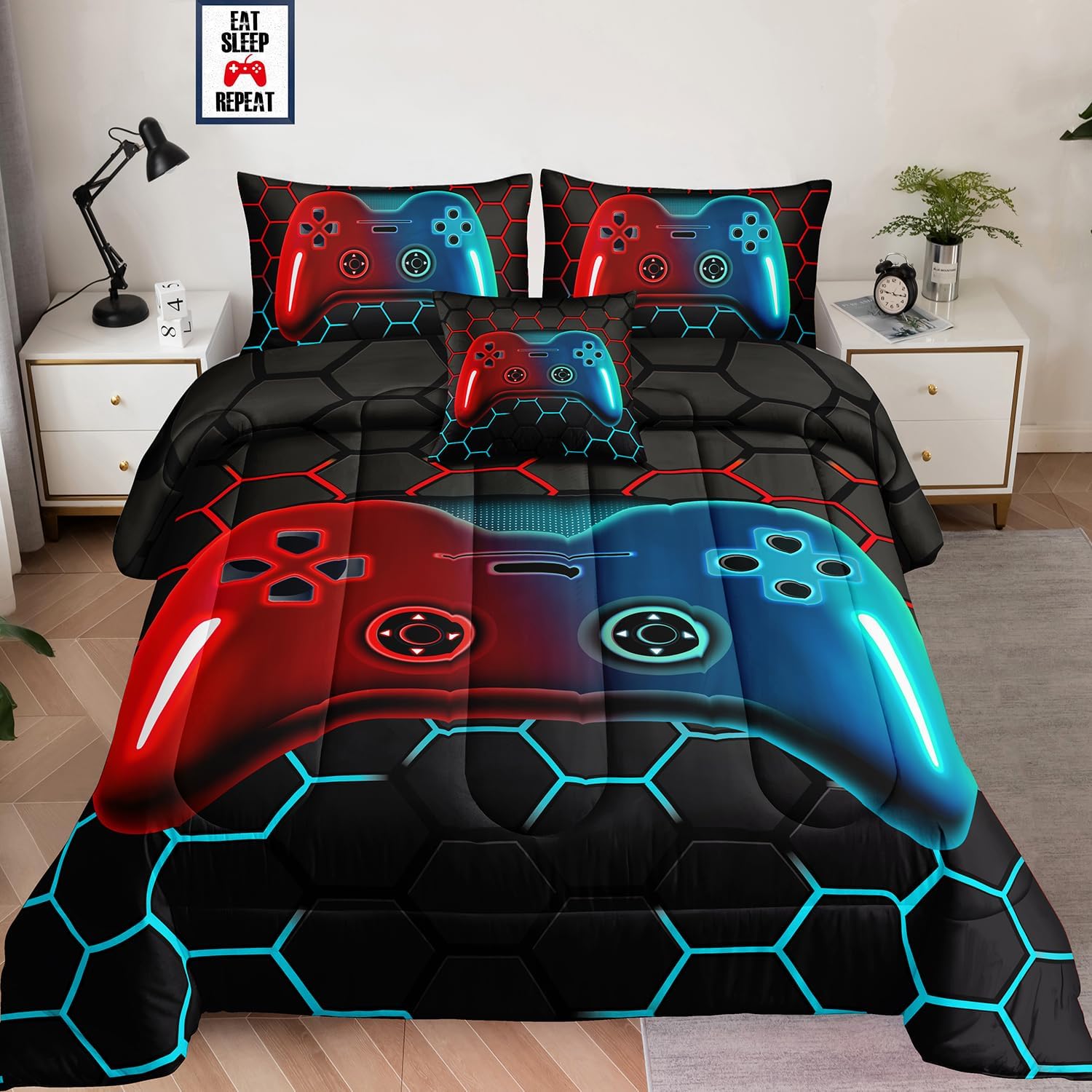 Gaming Bed in a Bag Comforter Set for Boys