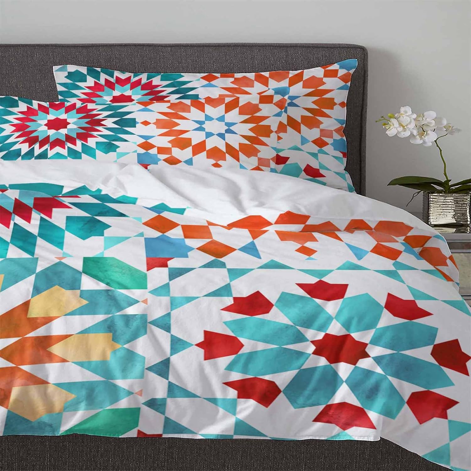 Boanket 3-Piece Queen Bedding Set with Zipper and Pillowcases