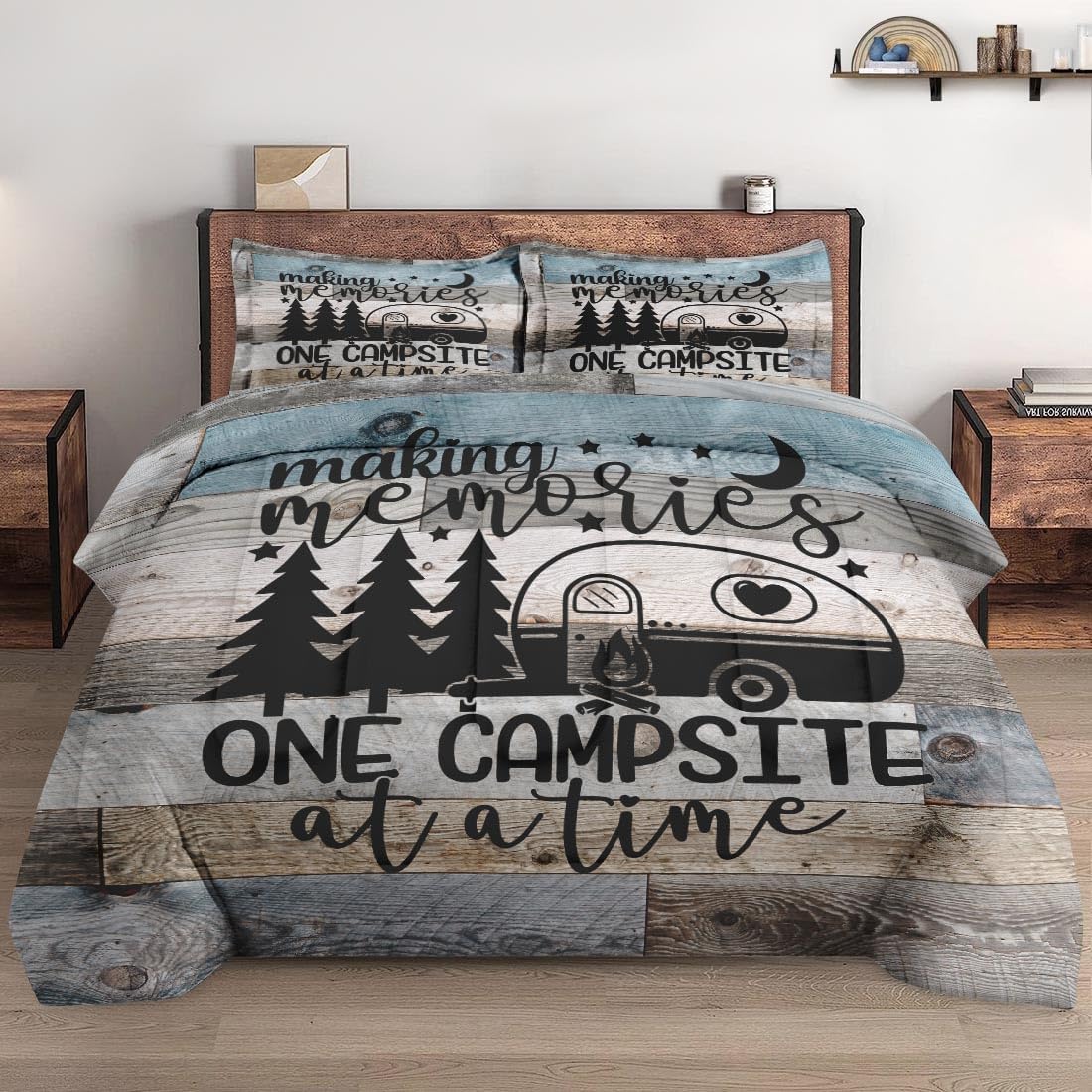 WeCozy Queen Comforter Set with 2 Pillowcases