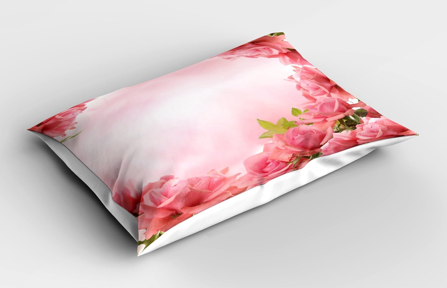 Ambesonne Valentine Pillow Sham - 26 x 20 Pink Coral