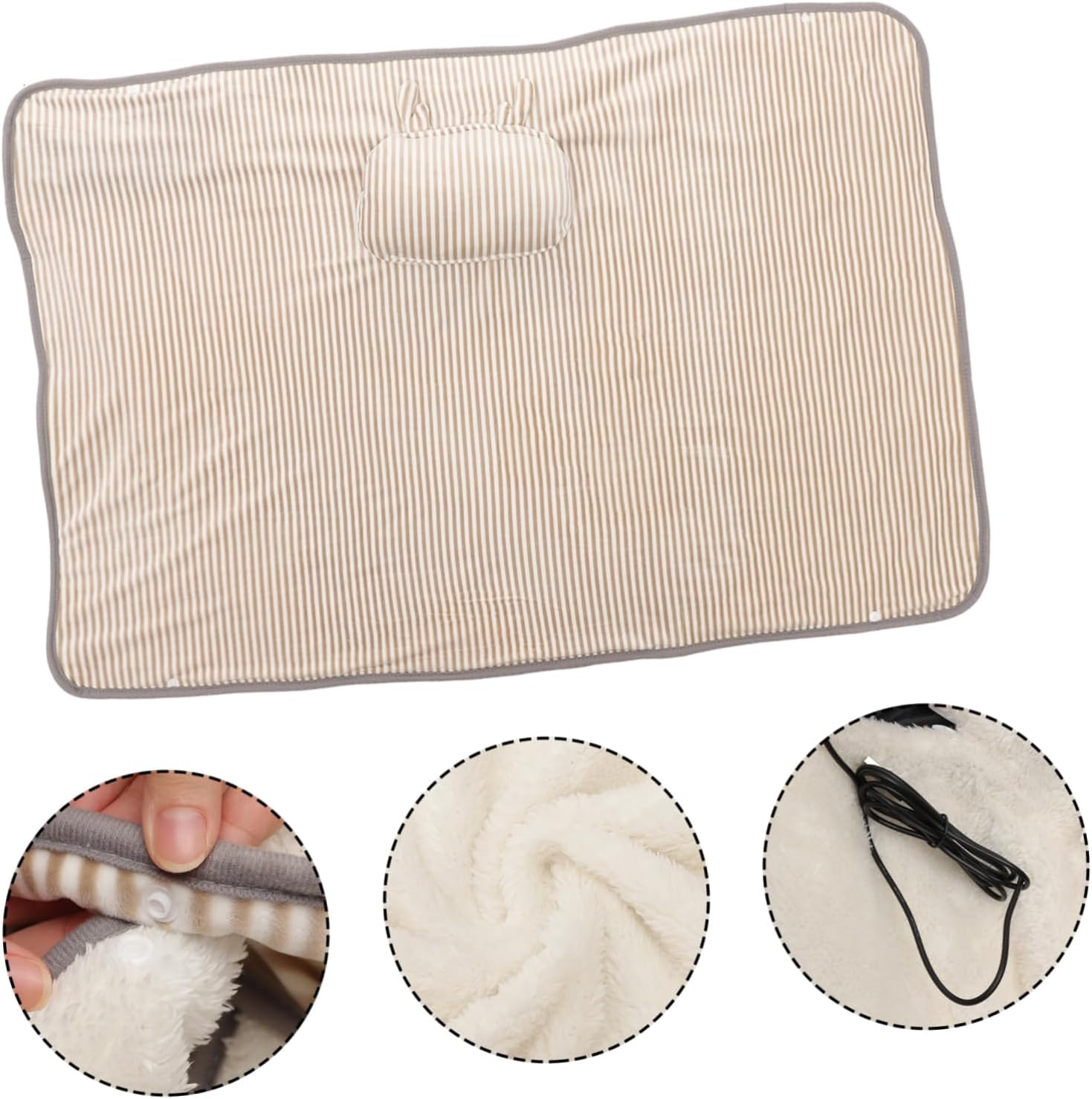 MAGICLULU Fawn Design USB Electric Heating Blanket for Office Couch and Bed