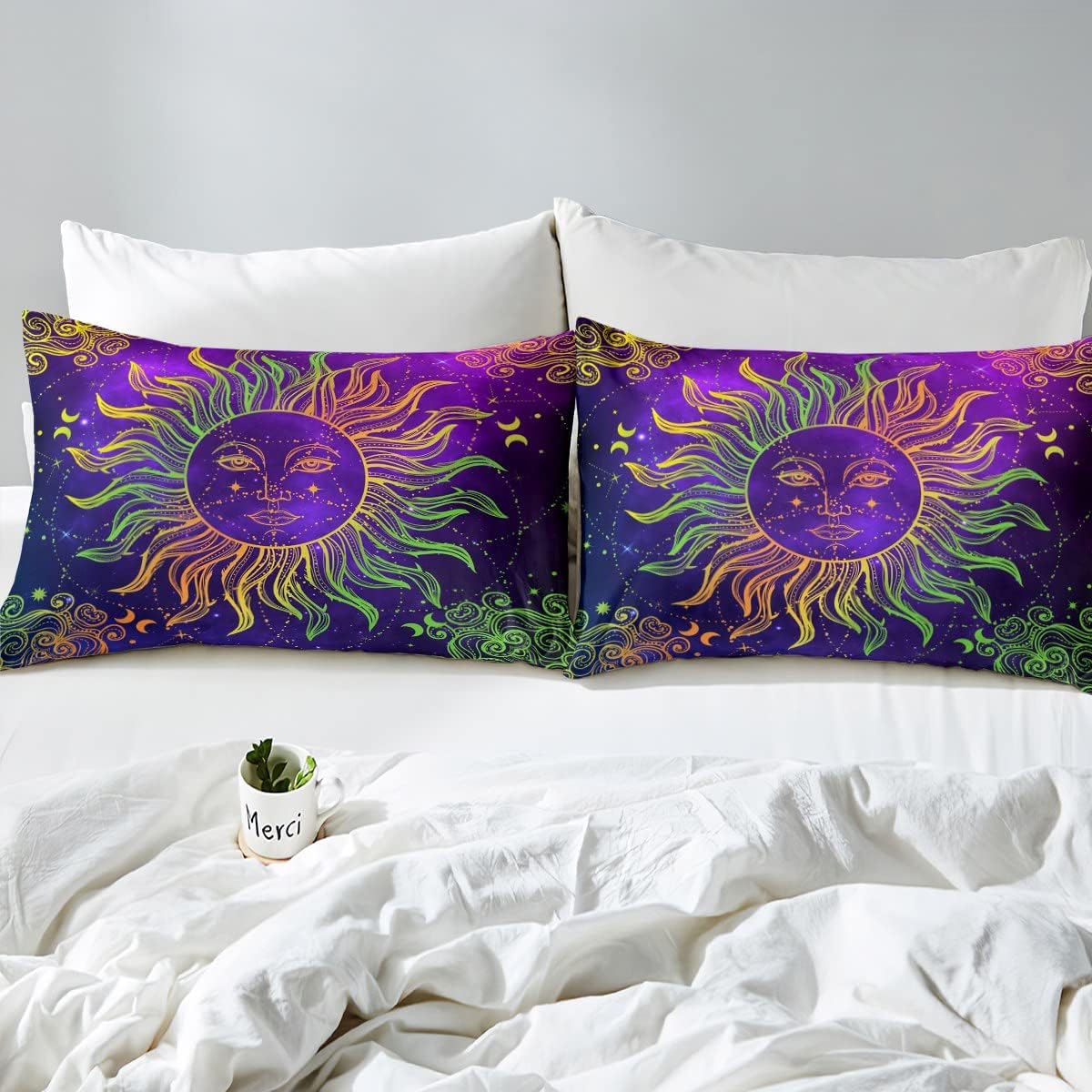Erosebridal Boho Paisley Queen Bedding Set