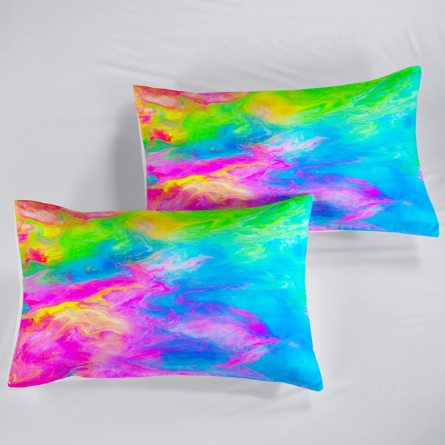 AILONEN Tie Dye Fitted Sheet Twin XL Set