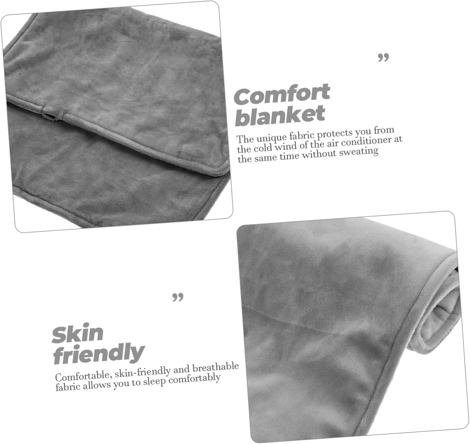 VILLFUL Reusable Electric Heating Blanket with Graphene USB Fast Warm Comfort