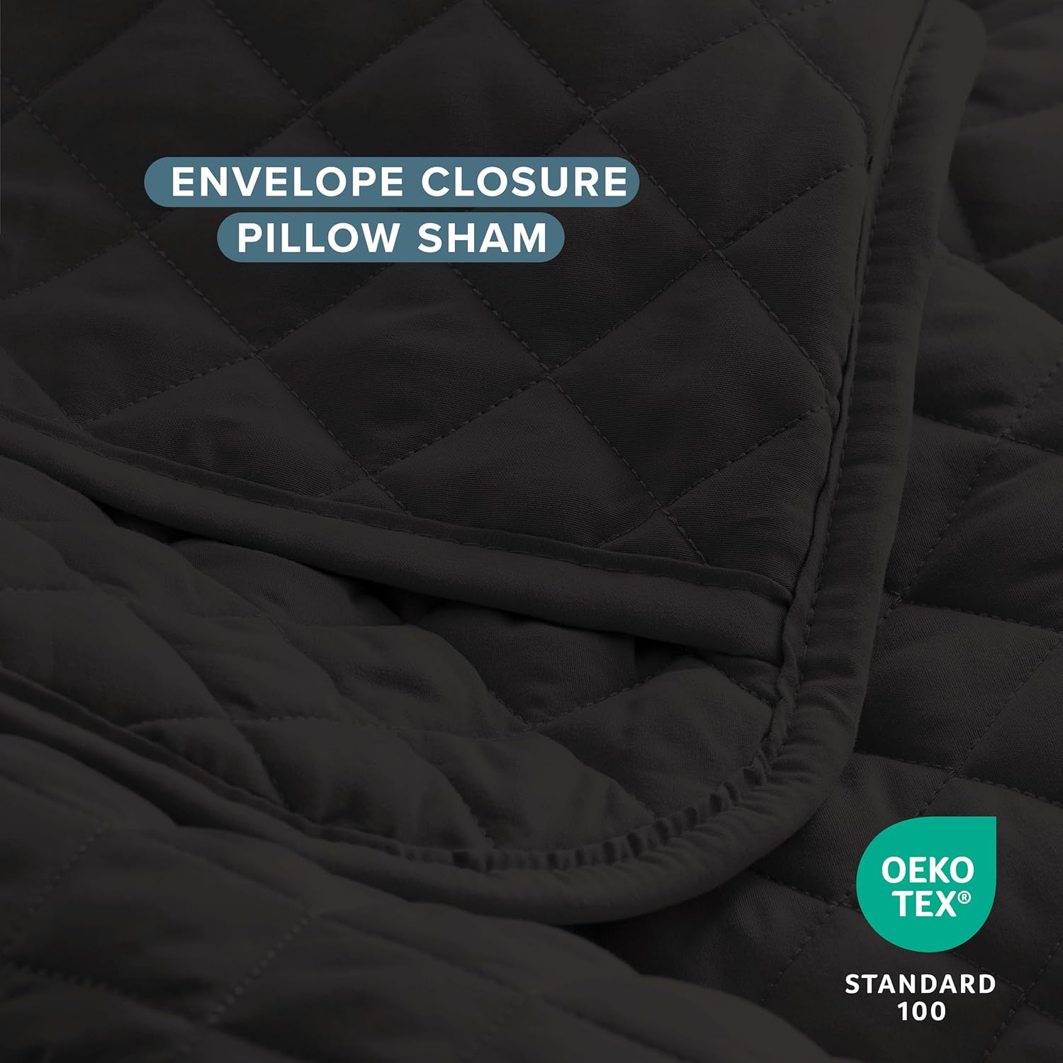 Bare Home Coverlet Set - King Black