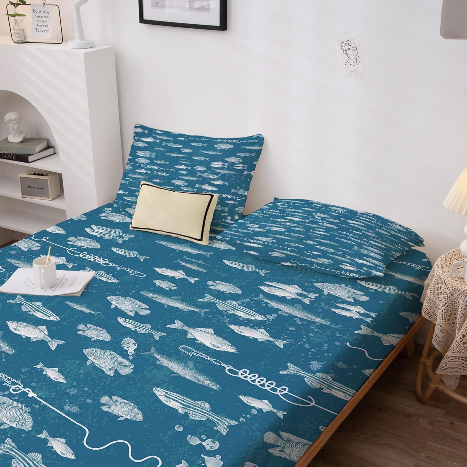 Fish Sheets Twin XL Sheet Set - Kids Bedding with Fun Design