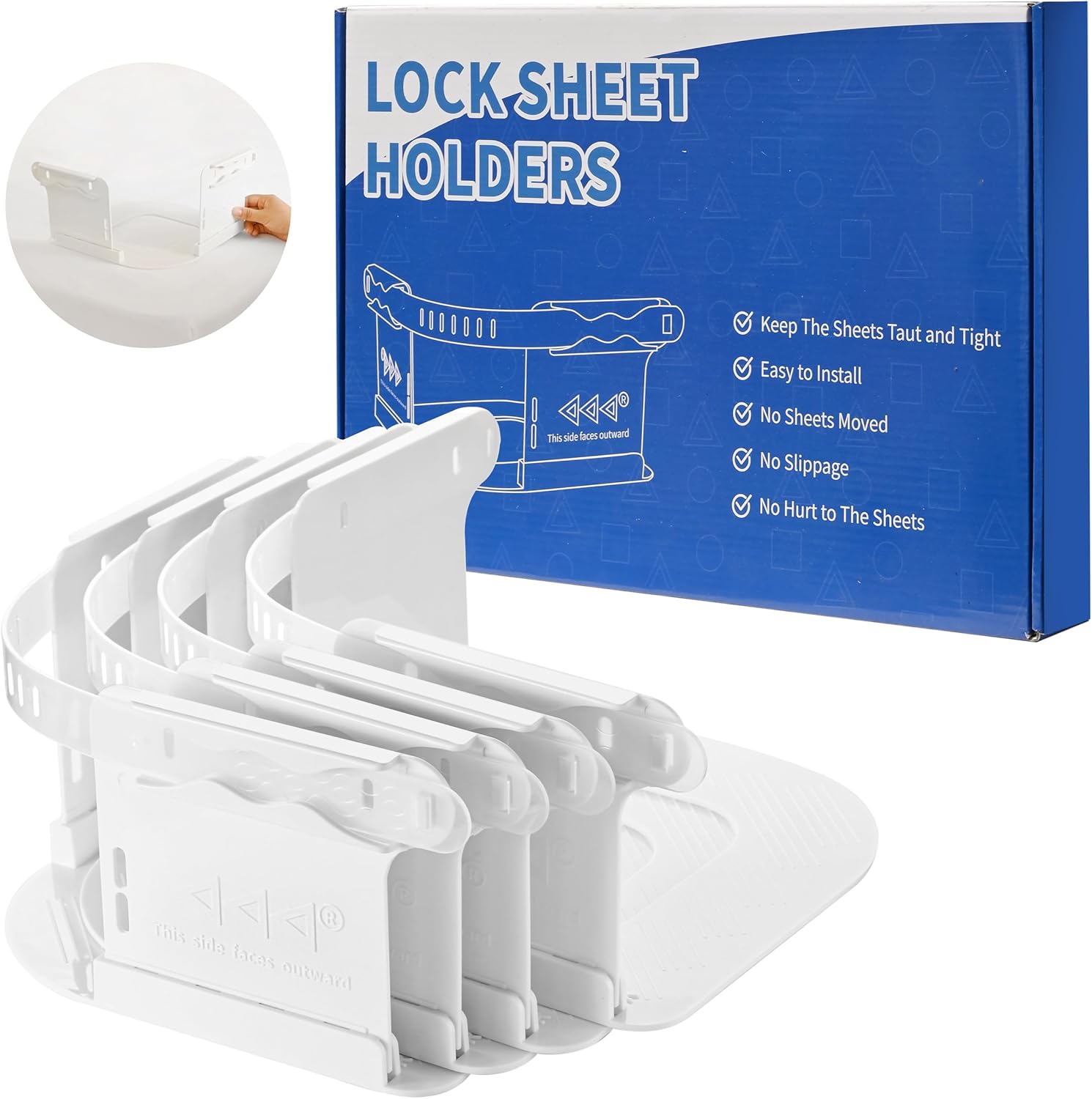 AIPUDE Heavy Duty Sheet Holder 4pcs