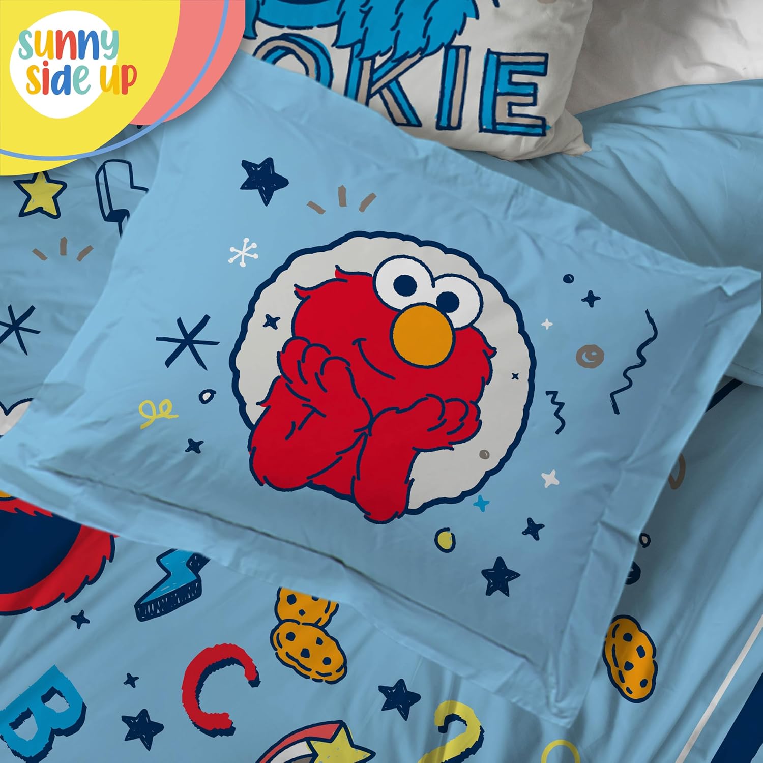 Sesame Street Twin Comforter Set - 5 Piece Kids Bedding