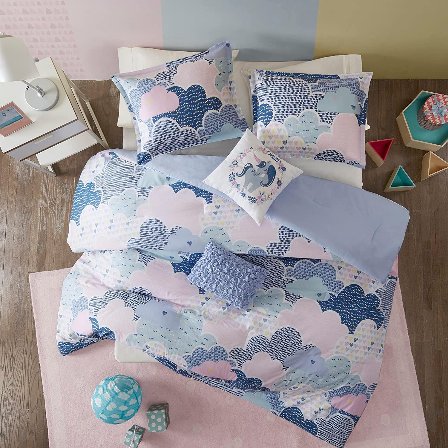 Urban Habitat Kids Cloud Blue Duvet Set 5 Piece