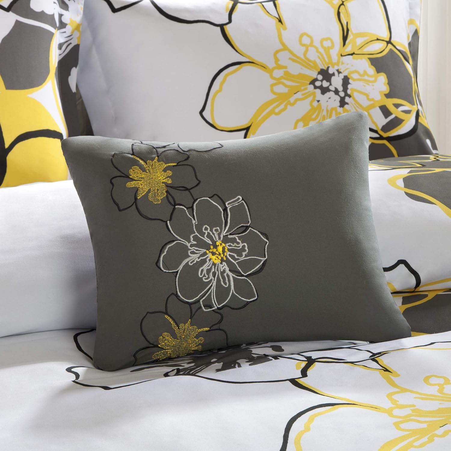 Mi Zone Allison Duvet Cover Set TwinTwin XL Yellow