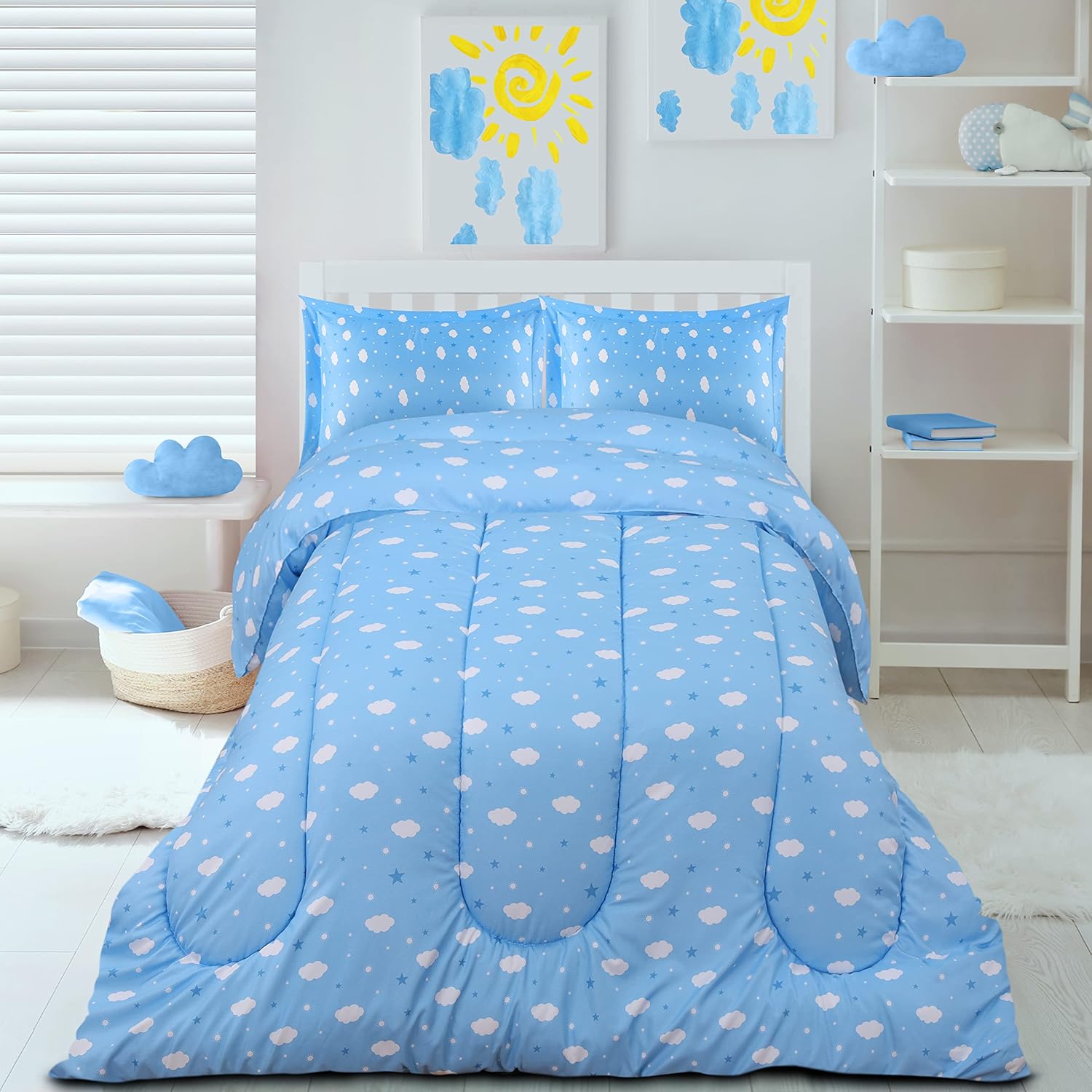 Utopia Bedding Cloud Comforter Set Twin Size