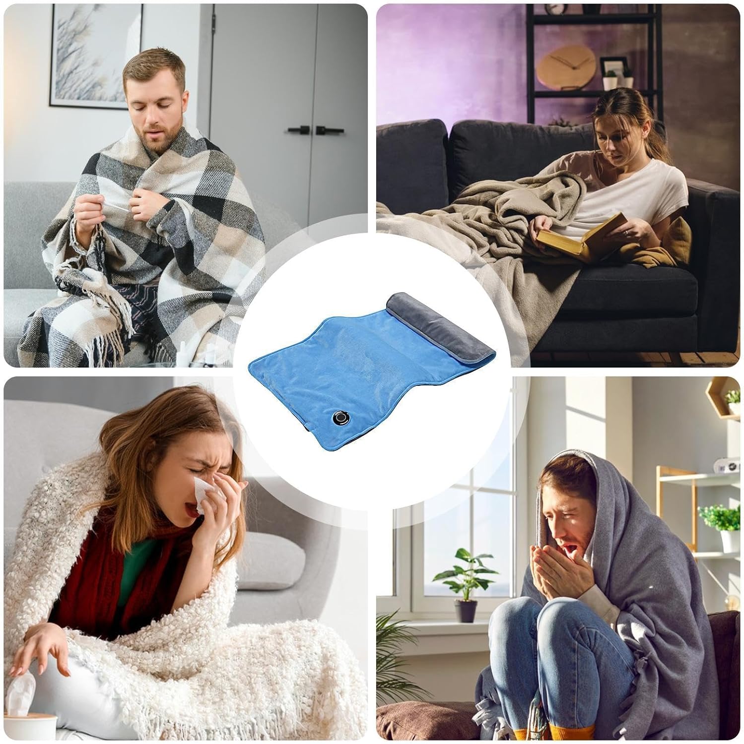 Libaroud USB Heated Blanket 18x236 Inch for Offices and Travel