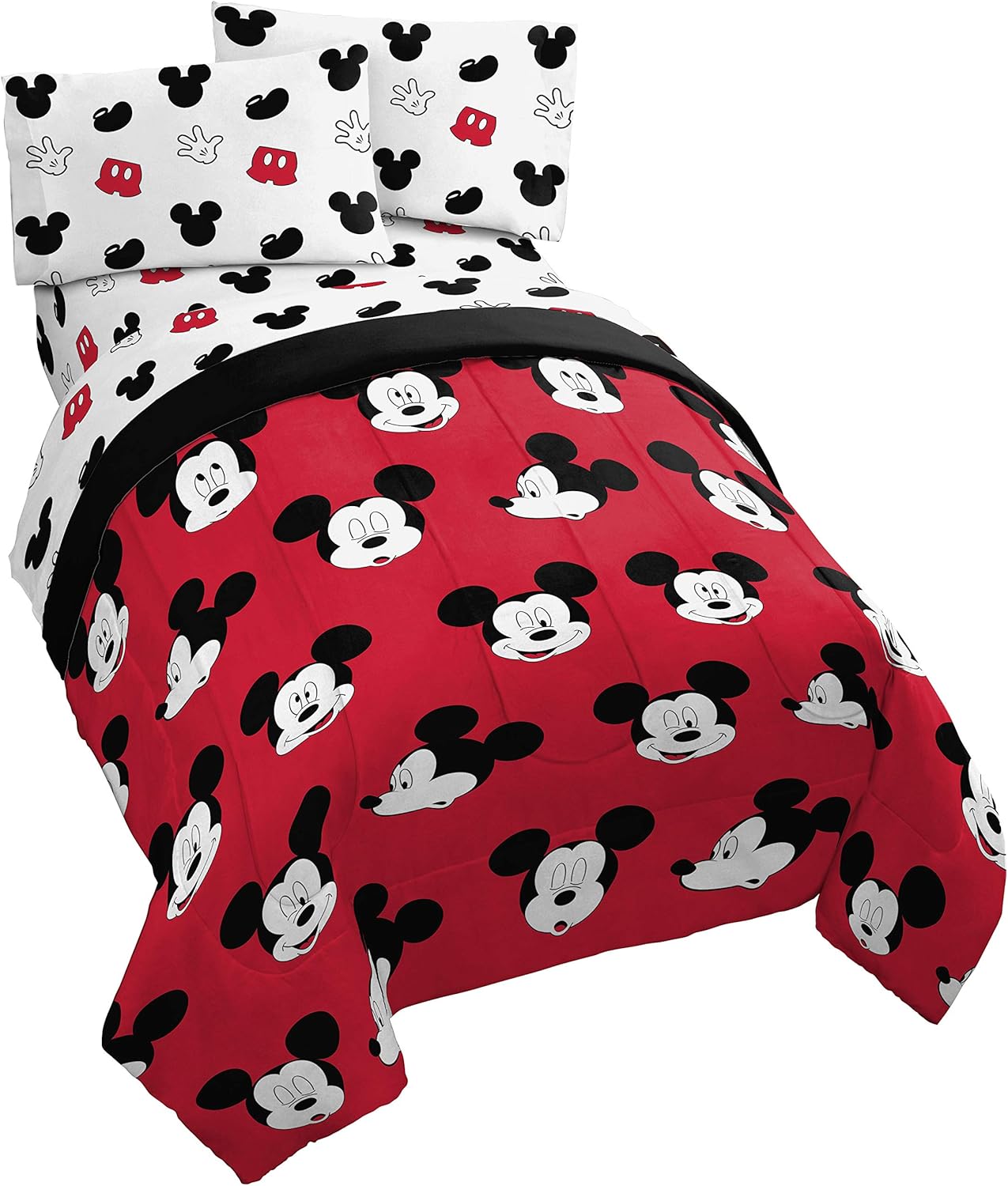 Jay Franco Disney Mickey Mouse 4-Piece Twin Bed Set 1