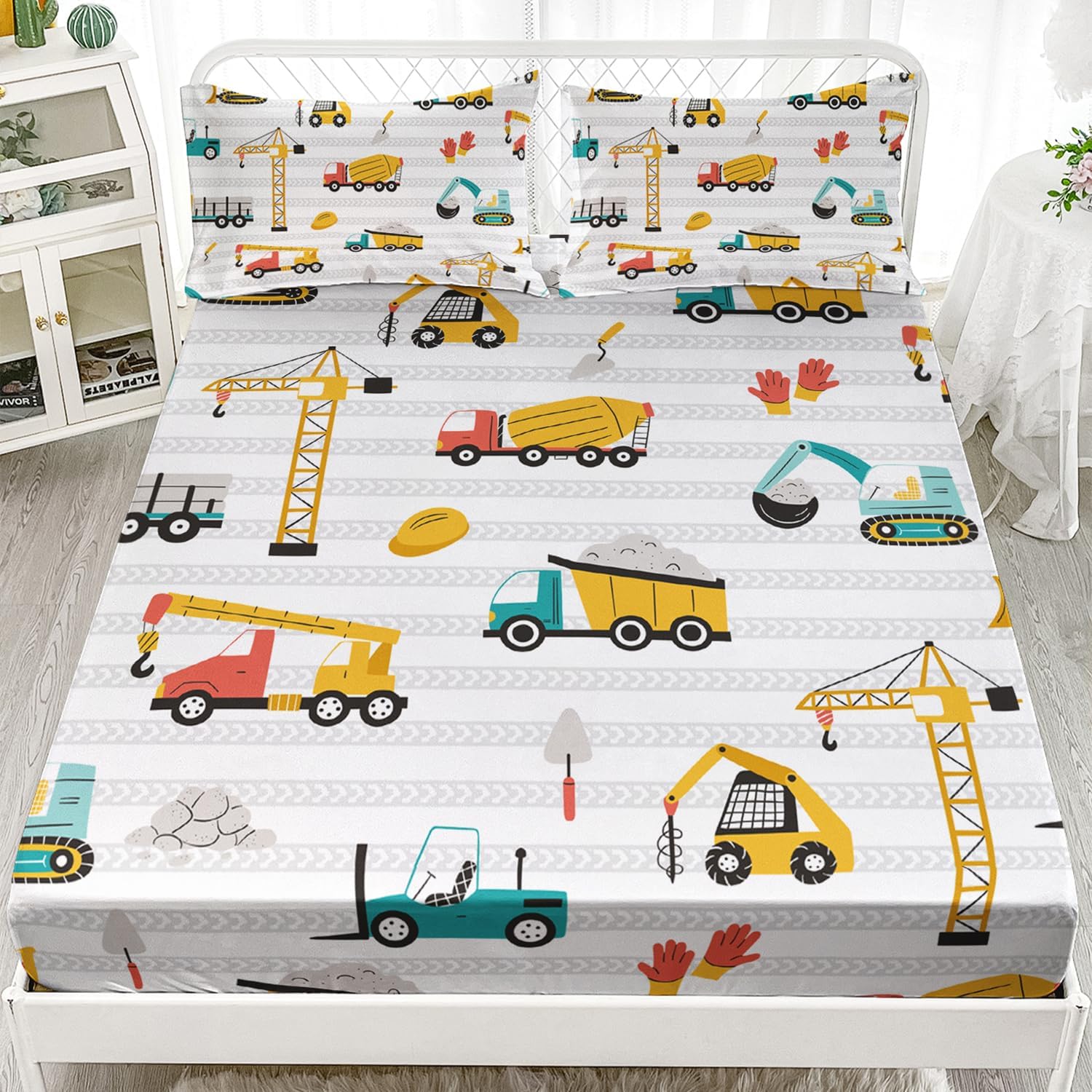 AILONEN Excavator Sheet Set Twin XL 3 Pieces 1