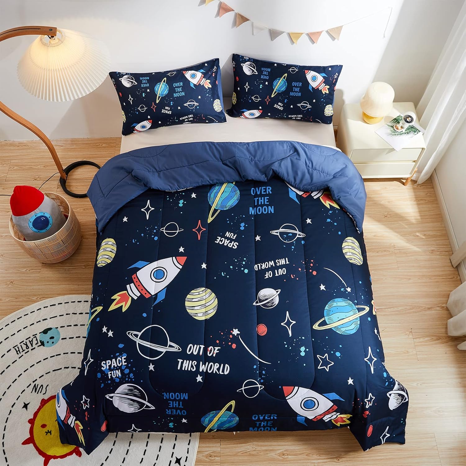 beeweed 2 Piece Kid Comforter Set Twin Size