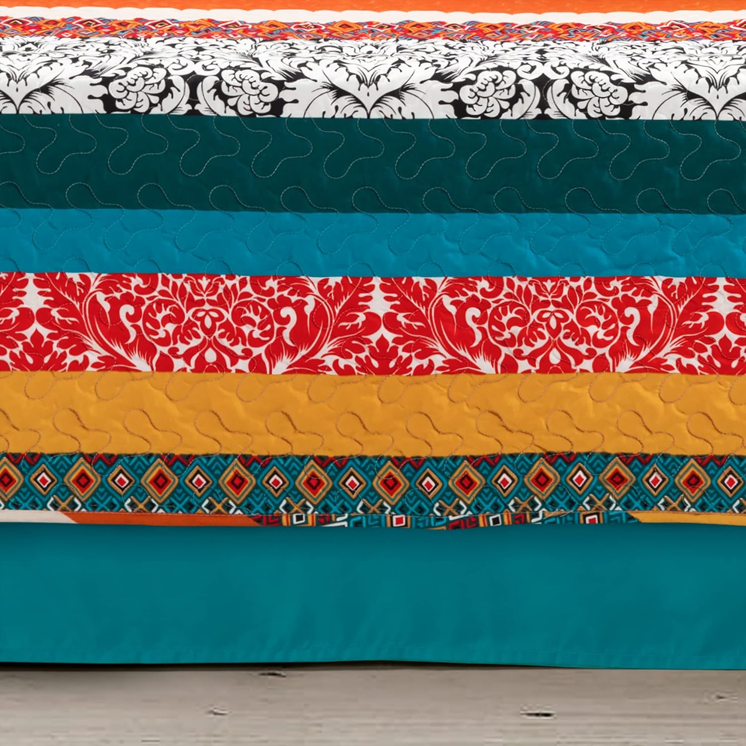 Lush Decor Boho Stripe 3-Piece Daybed Cover Set