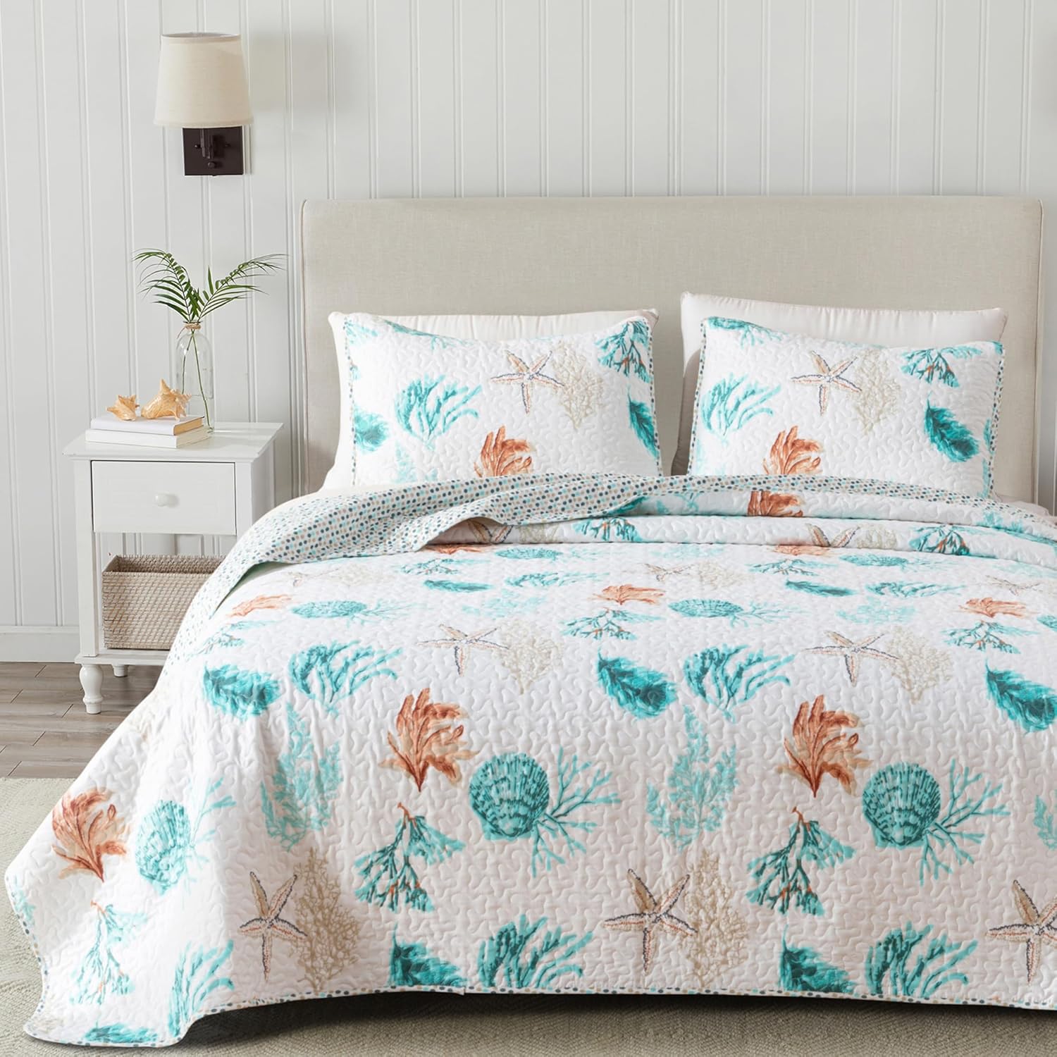 Great Bay Home Coastal Bedding Set - TwinTwin XL
