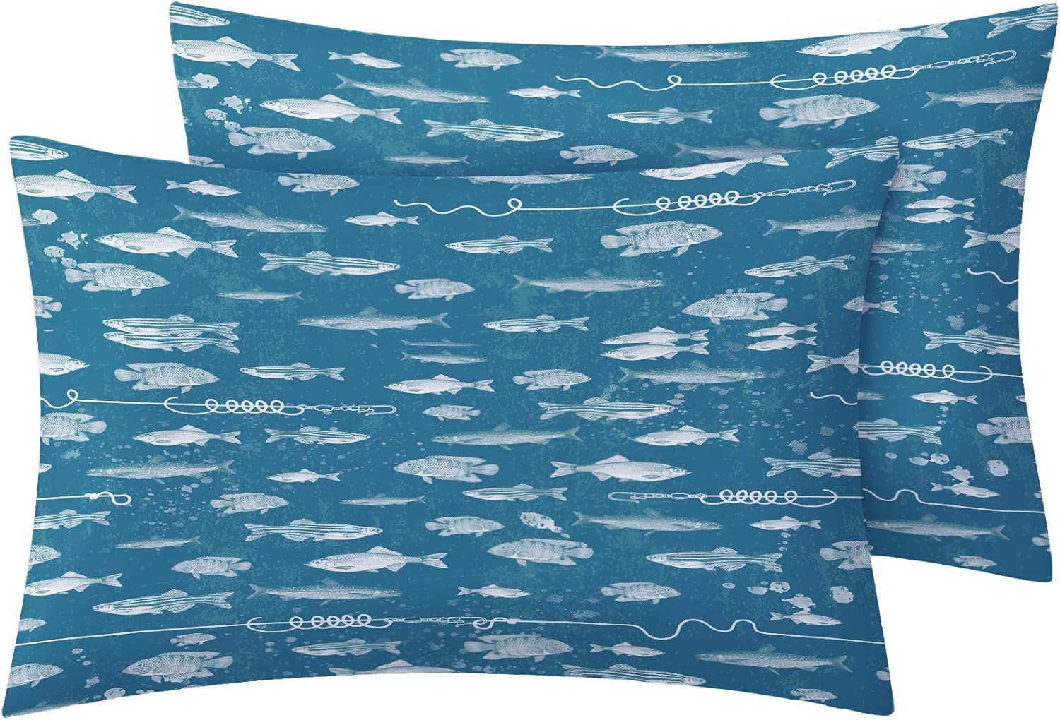 Fish Sheets Twin XL Sheet Set - Kids Bedding with Fun Design