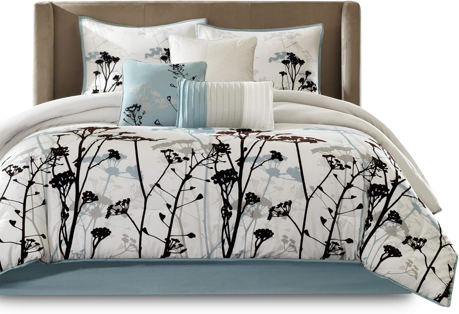 Madison Park Matilda Comforter Set King 104x92 7 Piece White