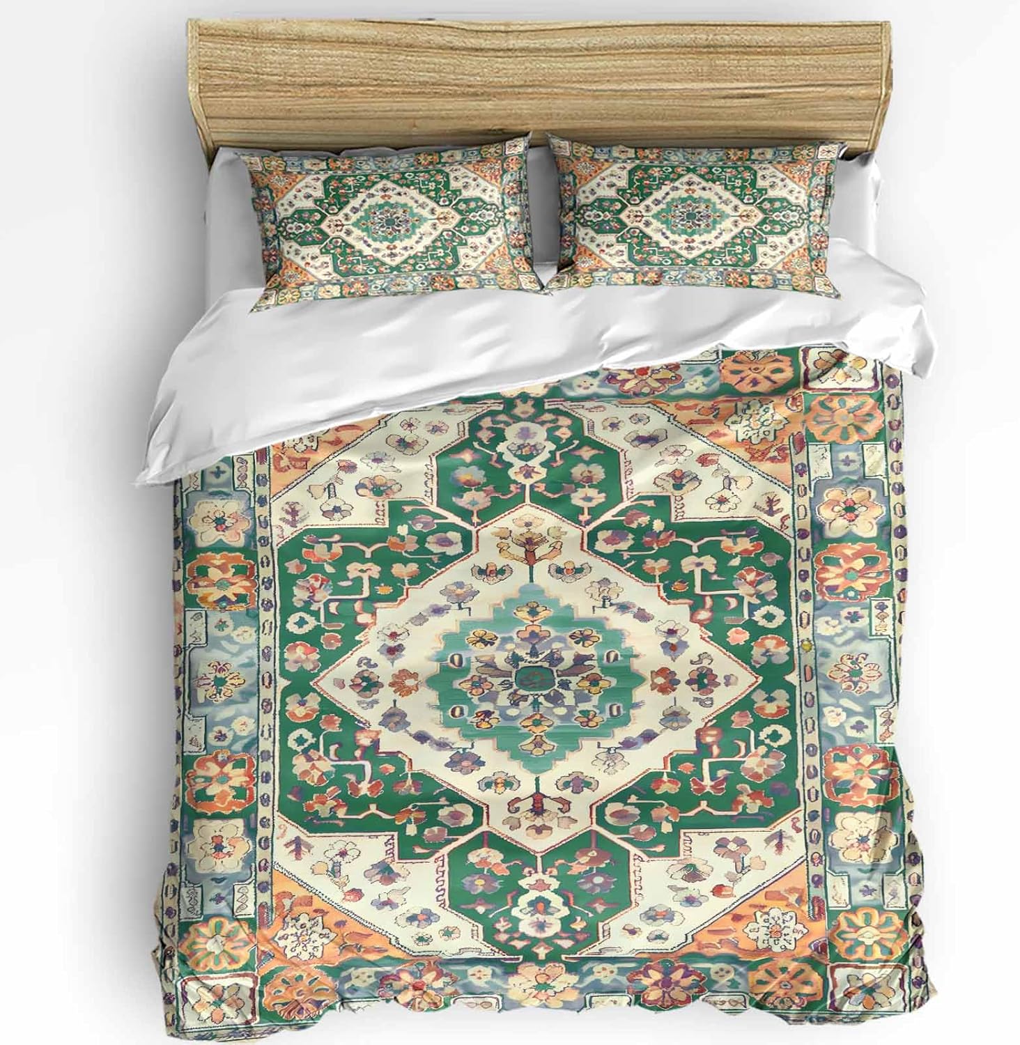 Boanket 3-Piece Queen Duvet Cover Set with Zipper