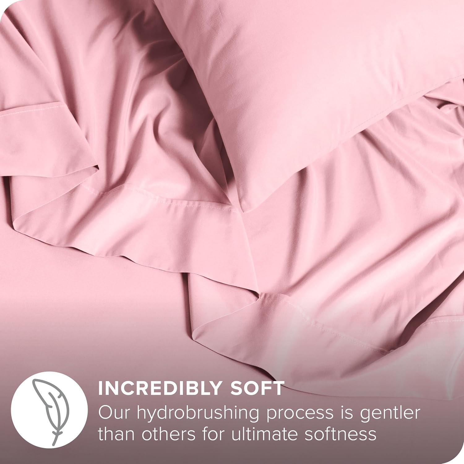 Ivy Union Queen Size Sheet Set - Light Pink