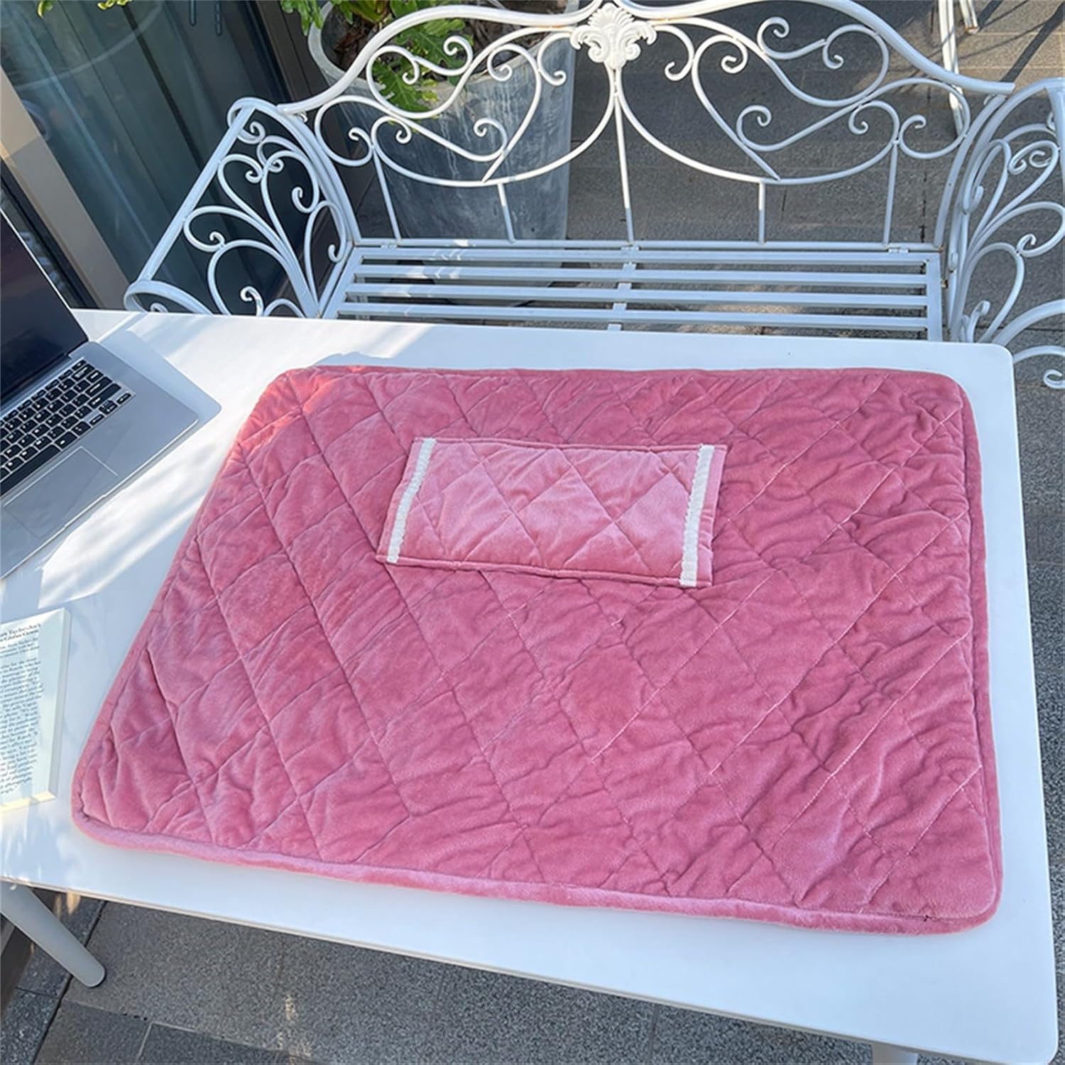 Portable USB Heated Lap Blanket Cozy Fleece Warm