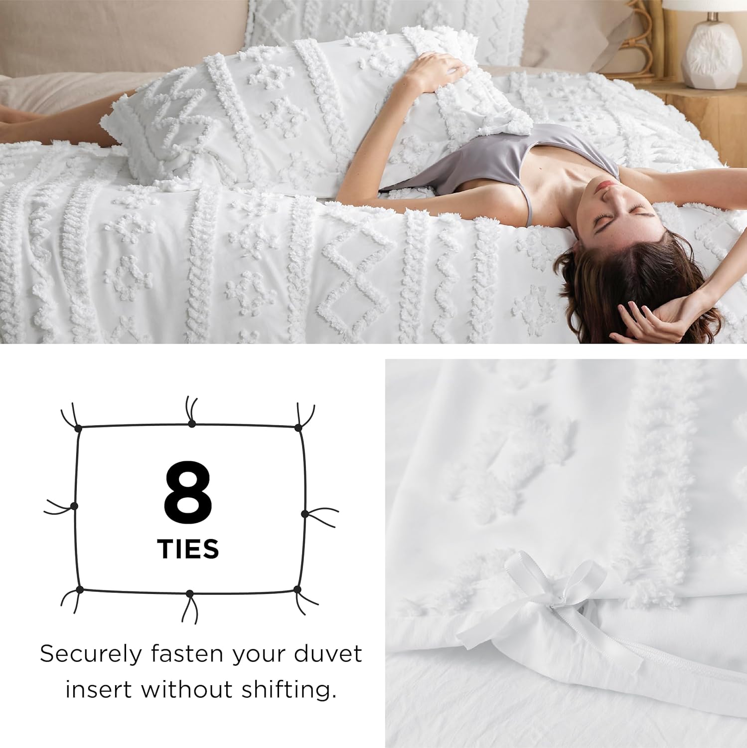 Bedsure Boho Kids Duvet Cover King Size 1